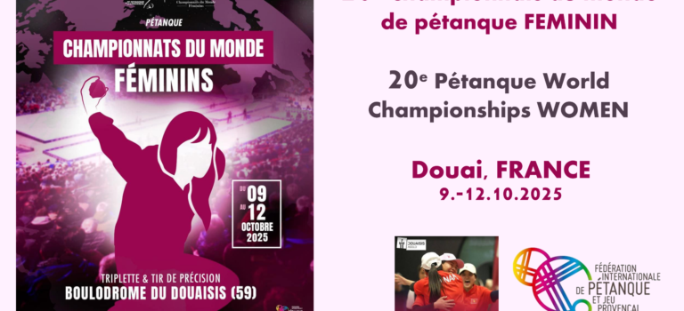 Félicitations à notre délégation Luxembourgeoise pour les bons résultats aux Championnats du Monde Féminins 2025 en Triplette et Tir de Précision à Douai ! Félicitations à notre délégation Luxembourgeoise pour les bons résultats aux Championnats du Monde Féminins 2025 en Triplette et Tir de Précision à Douai !