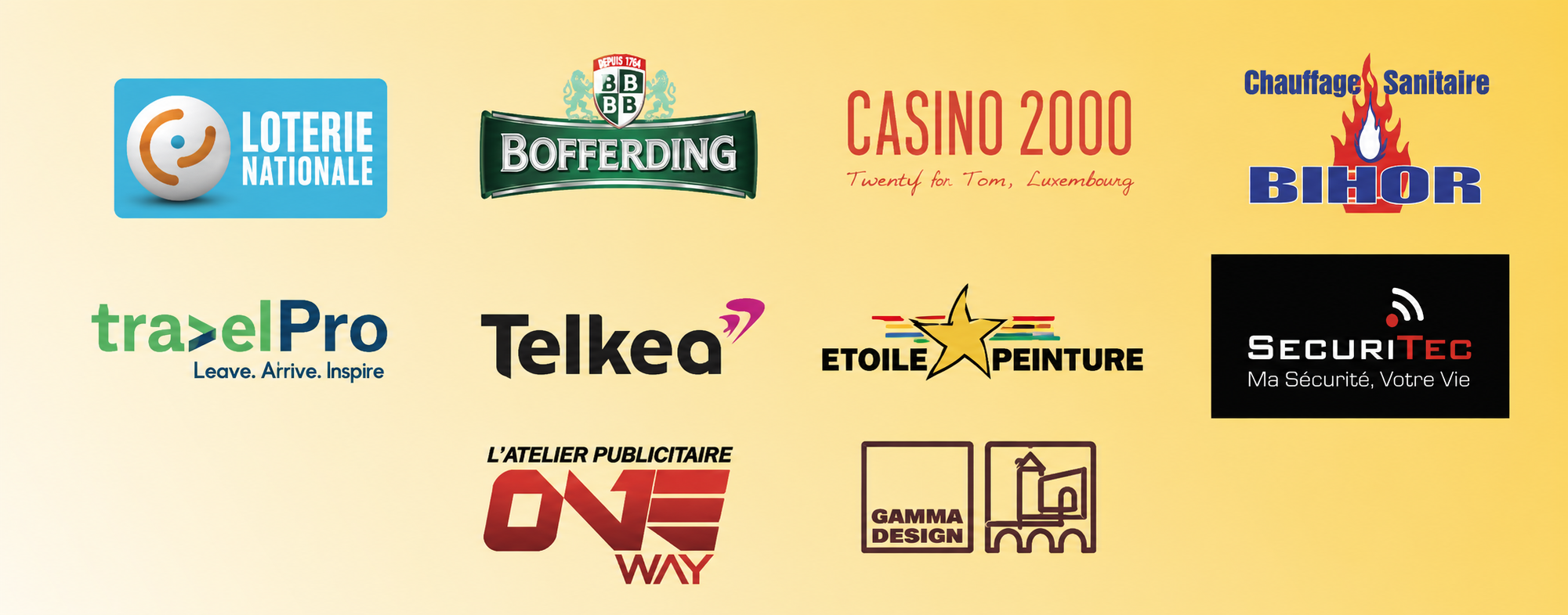Sponsors officiels de la FLBP